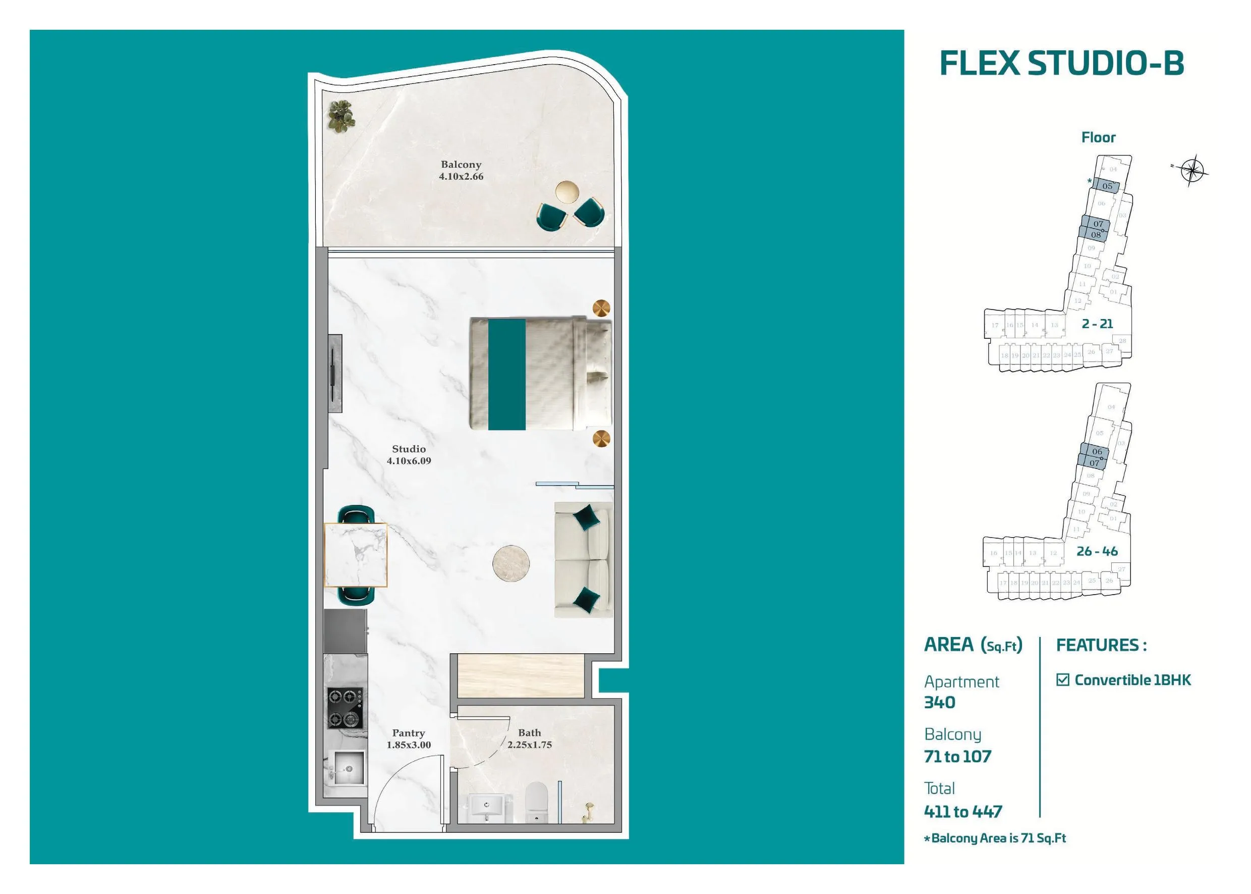 Breez Danube Floor Plans