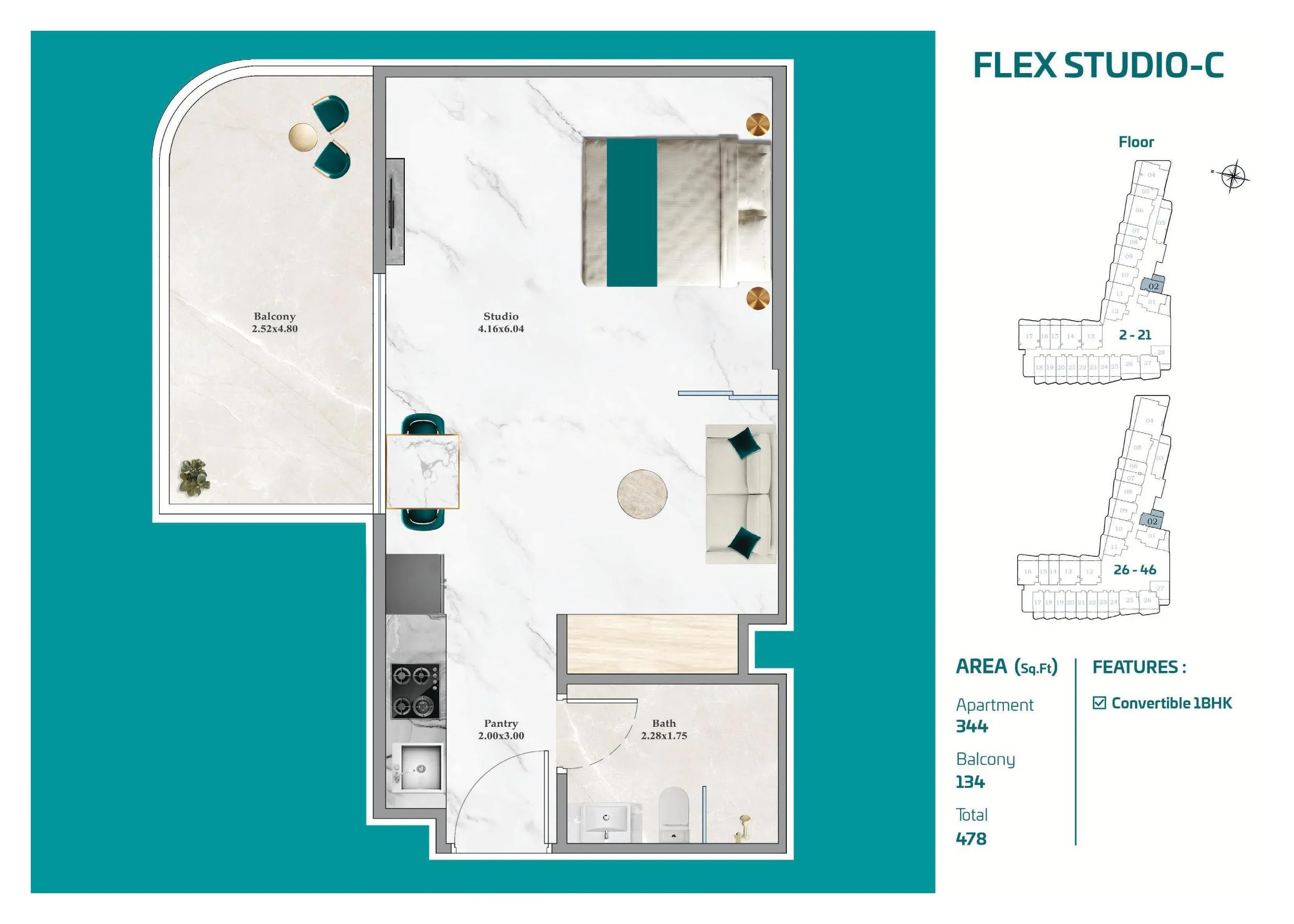 Breez Danube Floor Plans
