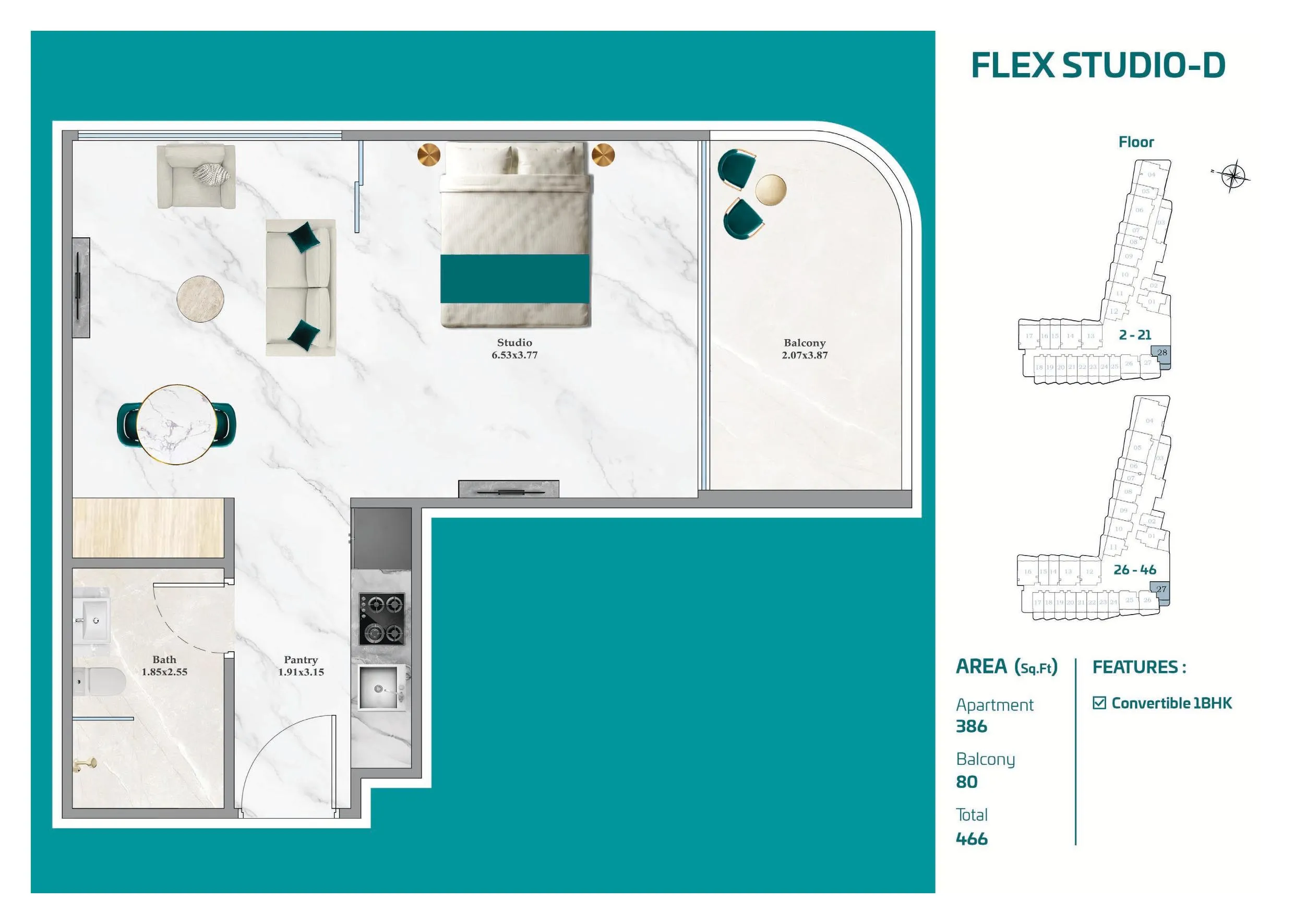 Breez Danube Floor Plans
