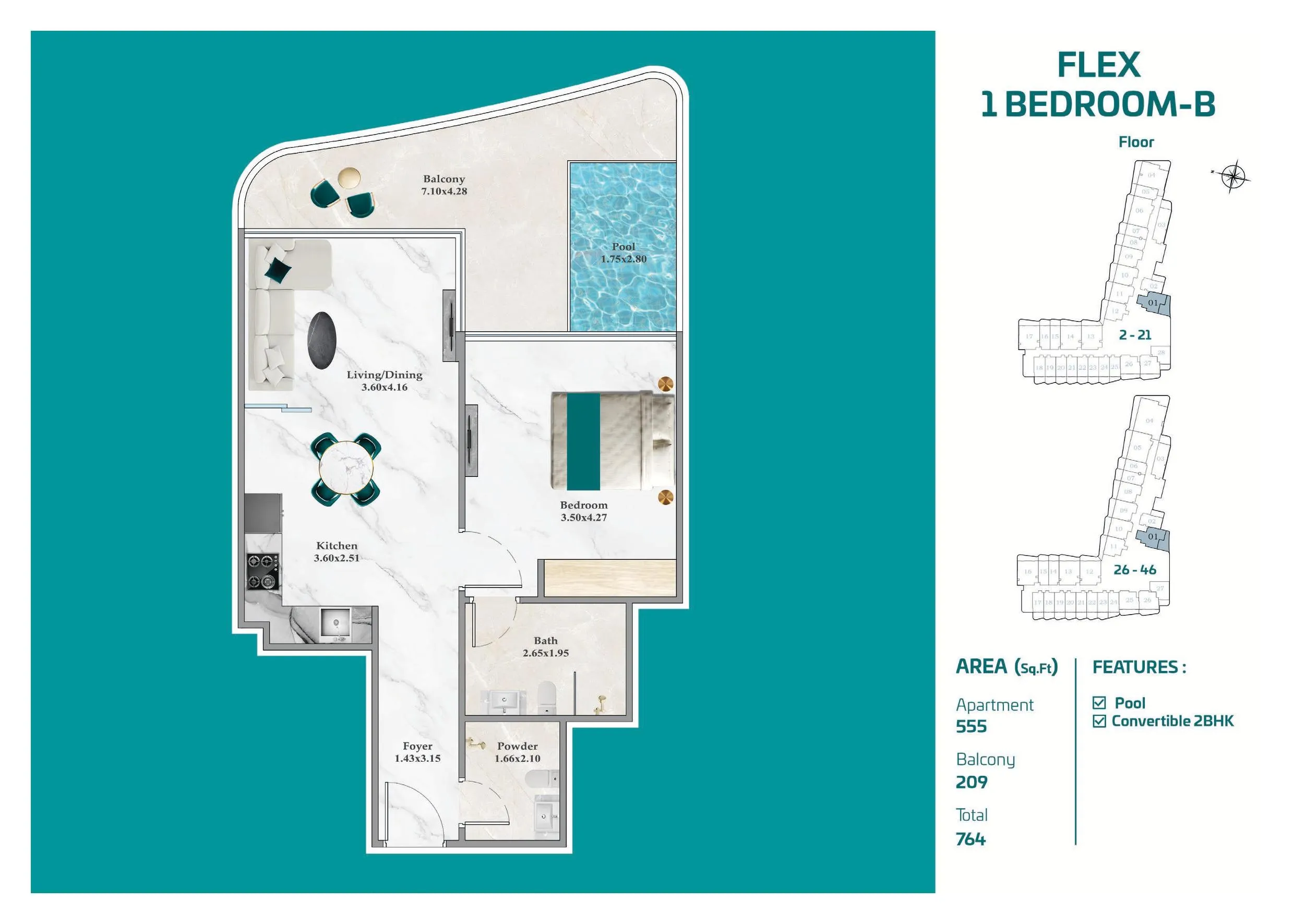 Breez Danube Floor Plans