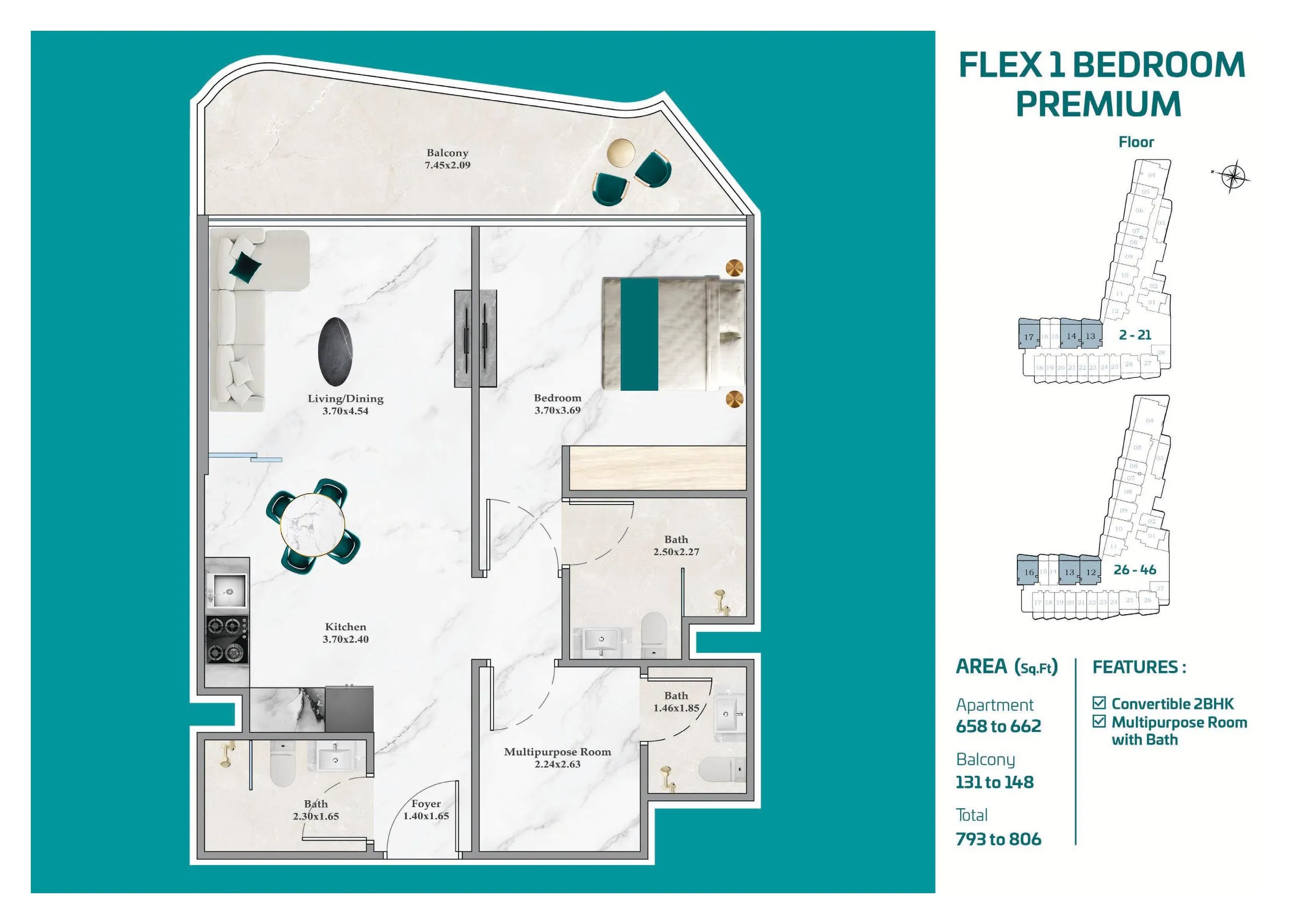 Breez Danube Floor Plans