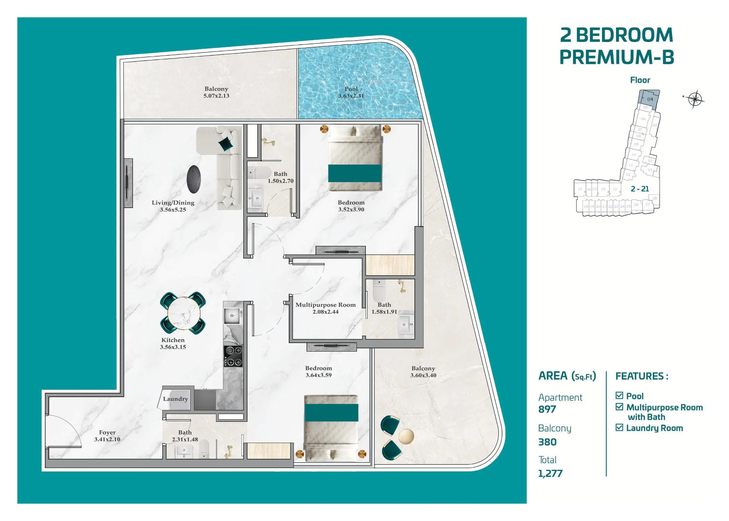 Breez Danube Floor Plans